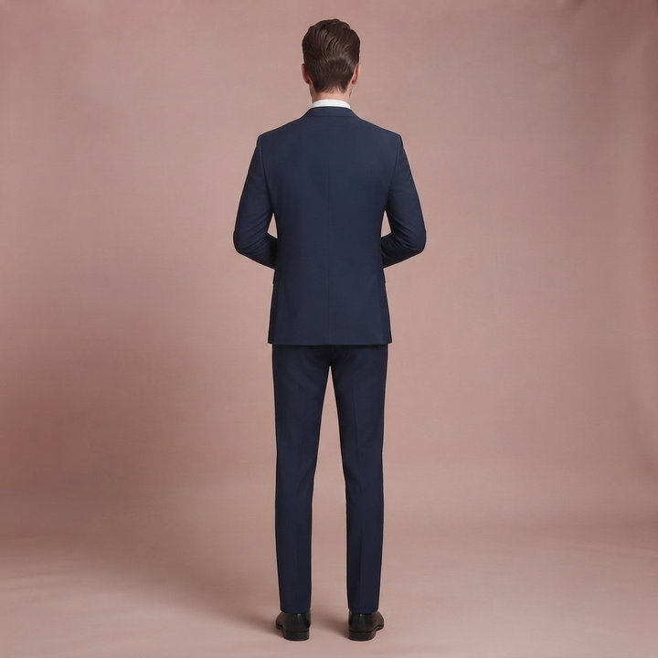 Herren Slim Fit Anzug mit Sakko und Anzughose