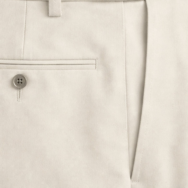 Herren Slim Fit Dreiteiler mit Klassischem Revers und Strukturierten Schultern